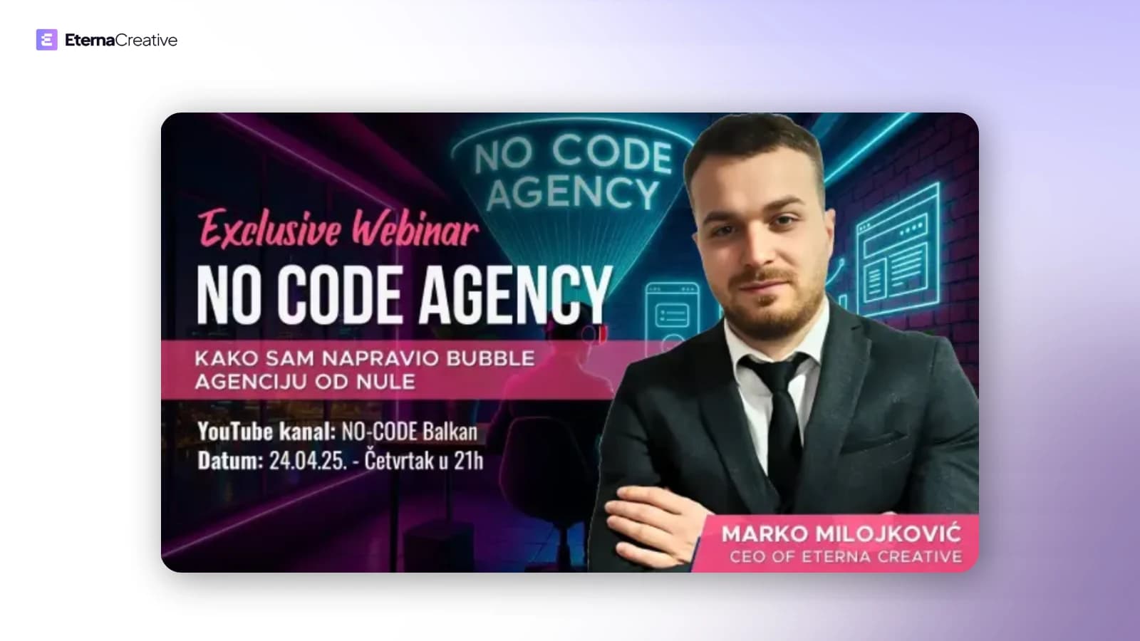 Guest appearance on No-Code Balkan podcast: How I made Bubble.io product studio from 0